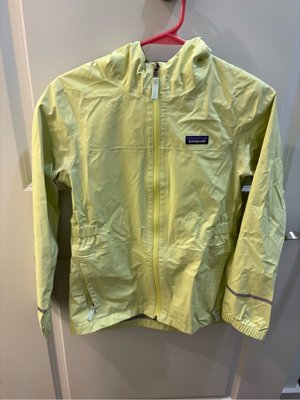 Patagonia Kids XL (14–16) Rain Jacket – Yellow/Green